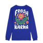 Flower Market Long Sleeve - Royal Blue