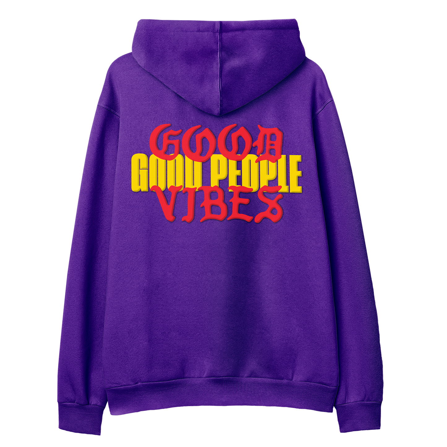 Good Vibes, Good People Hoodie - Purple